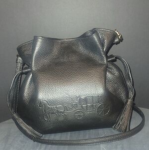 Coach Black Leather Crossbody Bag